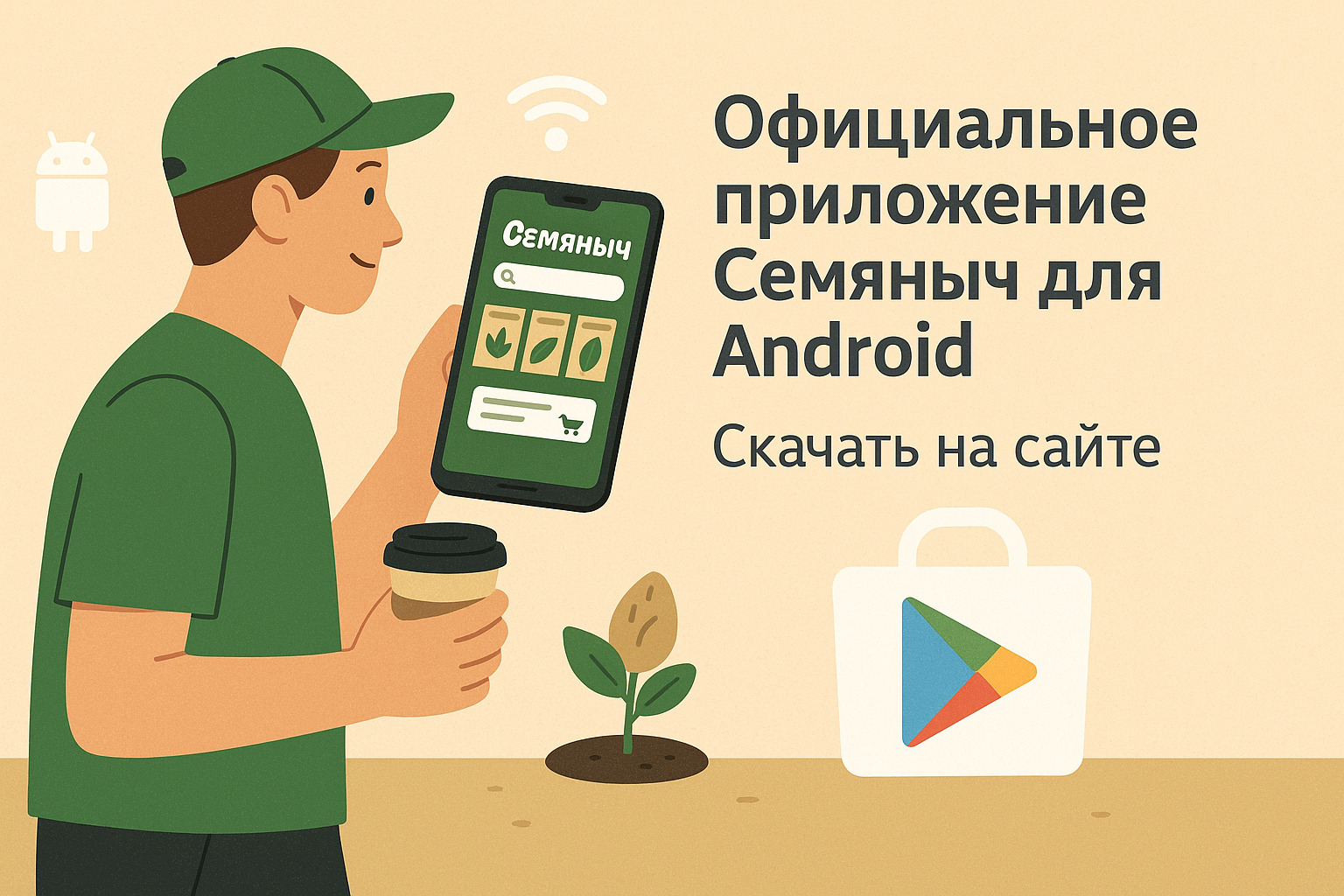 Магазин Семяныч работает для комфорта клиентов